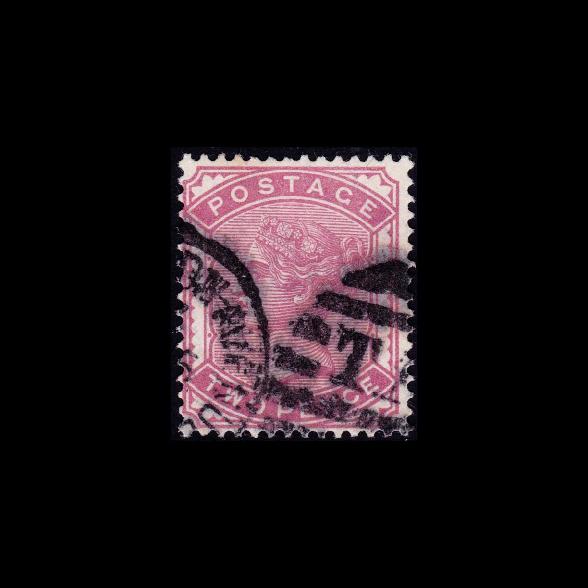 1880 Regina Vittoria 2d. rosa carminio