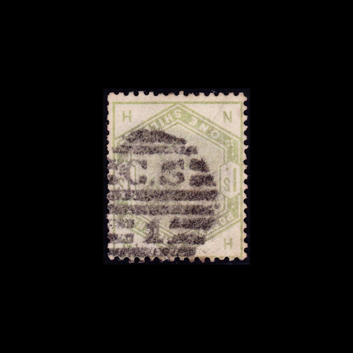 1883/84 Regina Vittoria 1s. verde