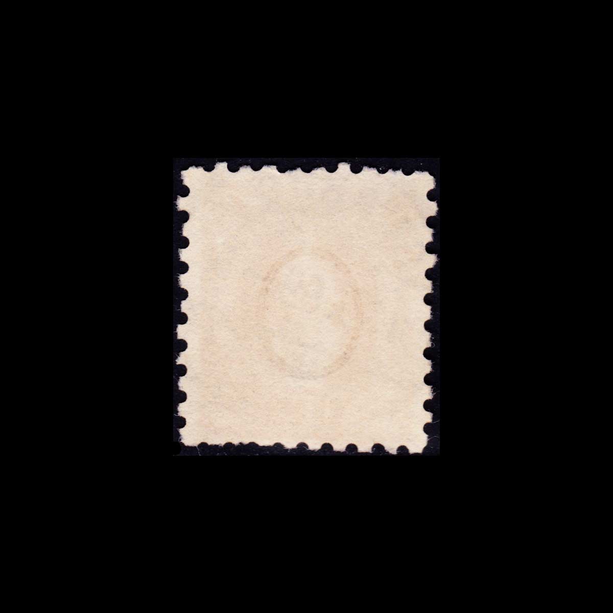 1882-1904 Helvetia seduta dentellata 9 1/2 1f. vinaceo retro