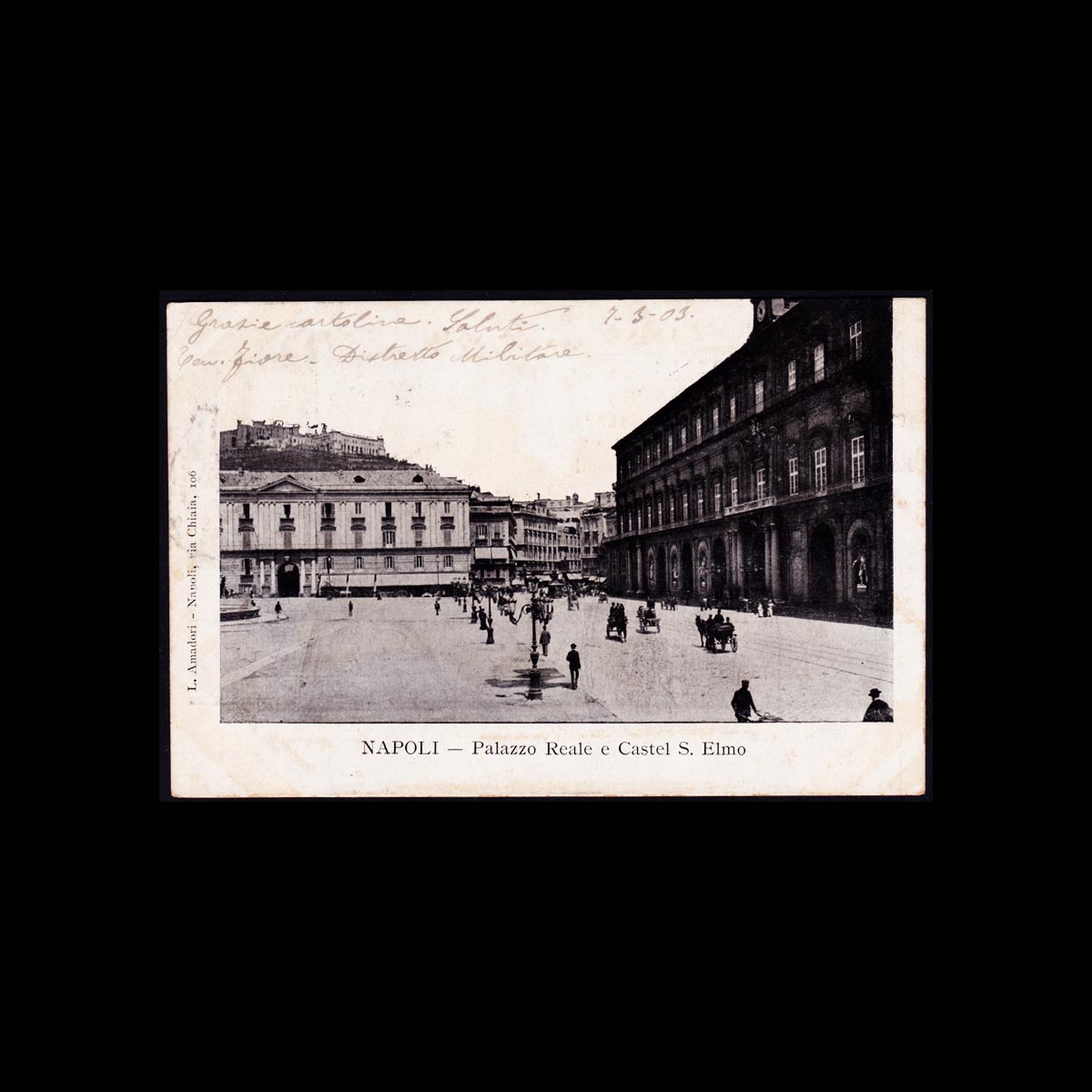 Antica Cartolina Napoli 1903 Viaggiata nel 1903